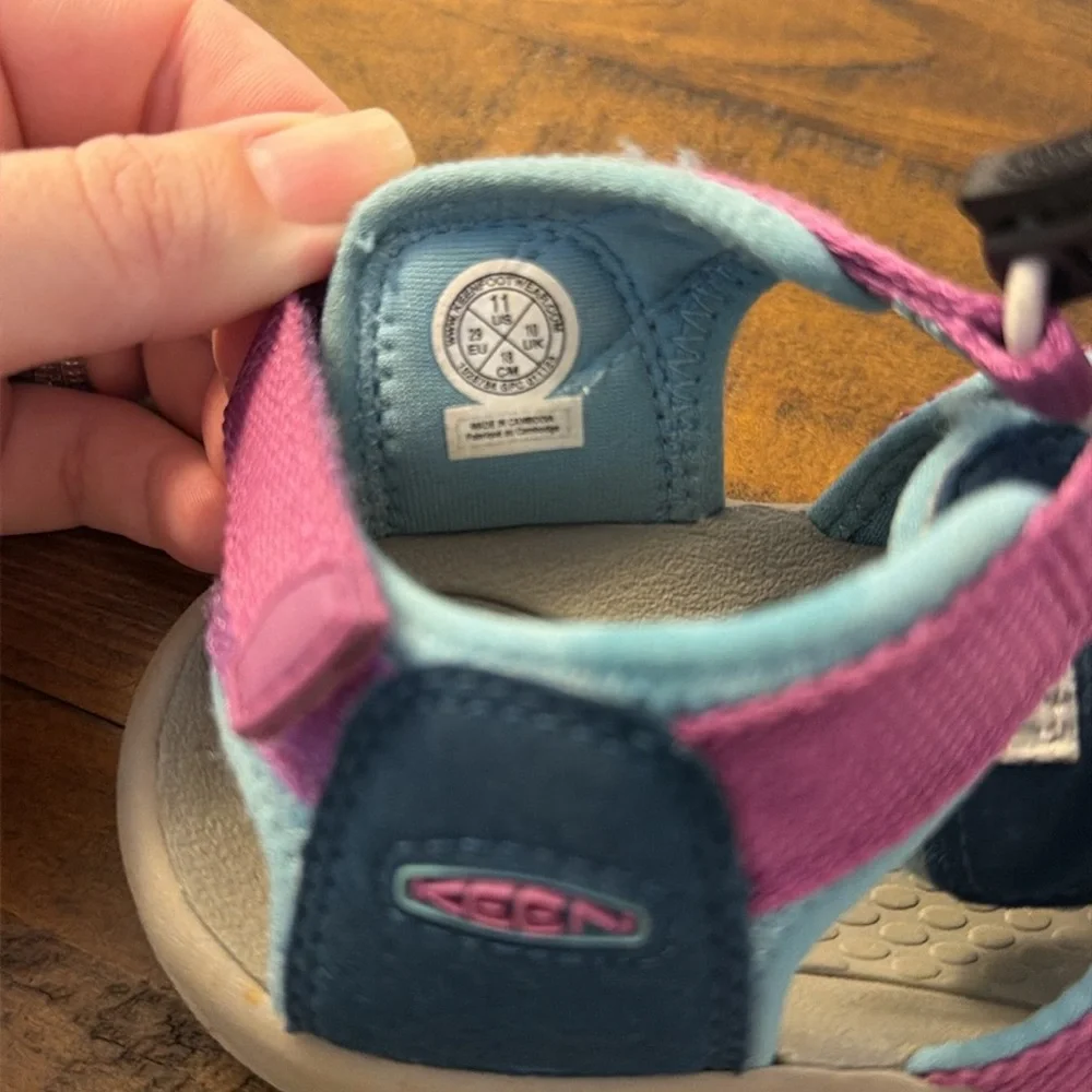 KEEN Kids Newport H2 Sandals – Size 11 – Purple & Teal